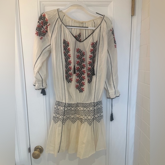 Ulla Johnson White Samira Dress Size 4 - Picture 3 of 7